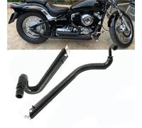 Accesorios de escape Tubo De Escape Con Silenciadores Para Yamaha Drag Star V-star 650 XVS650A, Para Classic DS650 XVS400, Accesorios Para Motocicletas Todo El Año(Nero)