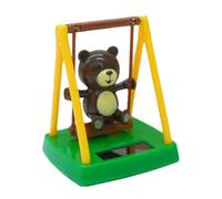 Accesorios de Figura Auto Deko - BOCKEL HATP Dashboard Dancing Bear | Juguete solar de oso vibratorio creativo | Decoración de la placa plegable automática | Solr Wobble Bear para coche, oficina, escr