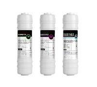Accesorios de filtración de agua Reemplazo de filtro agua Universal 5 etapas conexión rápida, accesorios purificador PP algodón UDF CTO UF T33 Alta precisión(D)