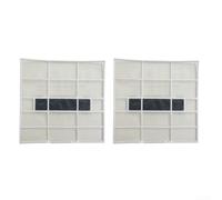 Accesorios de filtro de aire acondicionado, 2 filtros de unidad interior, CA montada en la pared 1P/1.5HP, pantalla de separación a prueba de polvo (32.3 x 31.8 cm)