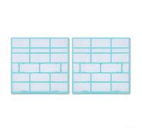 Accesorios de filtro de aire acondicionado, 2 piezas con pantallas de polvo colgantes para unidades Midea, mejorando la función a prueba de polvo y el rendimiento de la unidad (30 x 29)