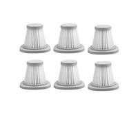 Accesorios De Filtro De Aspiradora, Compatibles Con Deerma, Piezas De Repuesto De Aspiradora Gris/blanco DX118C DX128C(6pcs)