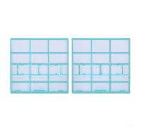 Accesorios de filtro de instalación de aire, acondicionador, unidad colgante, pantalla de plástico, compatible con sistema fácil de dividir duradero, a prueba de polvo, salida de aire interior larga