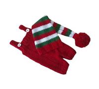 Accesorios de fotografía de Navidad para recién nacidos, disfraz de rayas con sombrero y mameluco, ropa para sesiones de fotos, ropa para bebés