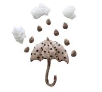 Accesorios de fotografía para bebé paraguas nube gotas de lluvia apoyos conjunto recién nacido foto posando fondo decoración ducha recién nacido fondo decoraciones
