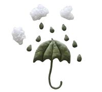 Accesorios de fotografía para bebé paraguas nube gotas de lluvia apoyos conjunto recién nacido foto posando fondo decoración ducha recién nacido fondo decoraciones