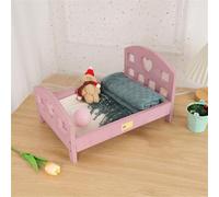 Accesorios de fotografía para recién nacidos, cama pequeña de madera para cien días para cuna de bebé, asistencia para posar, accesorios de decoración de madera maciza