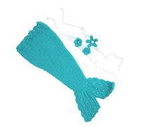 Accesorios de Fotografía para Recién Nacidos, Sirena Ajustable, Accesorios de Fotografía para Bebés Transpirables, Saco de Dormir, Niña/Bebé para Bebés de 0 a 6 Meses(Azul claro)