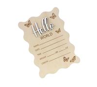 Accesorios de fotos para recién nacidos, tablero de anuncios para bebés para seguimiento mensual del crecimiento y sesiones de fotos familiares, accesorios de fotografía para recién nacidos