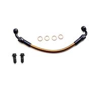 Accesorios de Freno Accesorios para Motocicleta AN3 45°-90° M10 Tubo De Embrague Hidráulico Cilindro Maestro Línea Freno Manguera Aceite(2800mm)