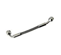 Accesorios de Freno Accesorios para Motocicleta, Tubo De Combustible Aceite Acero Inoxidable 30cm-50cm, Flexible Freno Trenzado, Banjo 10mm 28°-90°(450cm)
