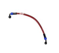 Accesorios de Freno Accesorios para Motocicleta, Tubo Embrague Aceite Trenzado De Acero Inoxidable M10 28°-90° con Manguera Línea Freno Banjo Giratoria 360 Grados(100cm)