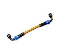 Accesorios de Freno AN3 Tubo Embrague Hidráulico para Motocicleta Cilindro Maestro Accesorios para Mangueras Freno De Acero Inoxidable Aceite 10mm 90 °-90 °(5000mm)