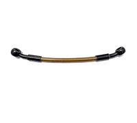 Accesorios de Freno Cable De Freno Hidráulico para Motocicleta, Accesorios para Mangueras, Tubo Aceite Trenzado Acero Inoxidable, M10, Color Marrón, 10CM-500CM, 28°-28°(90CM)