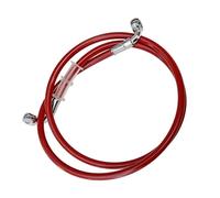 Accesorios de Freno Conexión Banjo Doble Universal De 90 Grados Y 10 Mm para Motocicleta Latiguillo Freno Hidráulico con Cable Trenzado 800 Mm/900 Mm/1000 Mm/1100 Mm/1200(900mm)