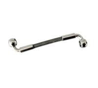 Accesorios de Freno Manguera De Aceite Y Combustible Freno Trenzado Acero Inoxidable para Motocicleta, Tubo 10mm Banjo 90 °-90 ° 30cm-50cm, Accesorios(500cm)