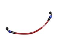 Accesorios de Freno Manguera Freno Motocicleta M10 De 45°-45° con Tubo Embrague Y Banjo Giratorio 360 Grados, Accesorios Tubería Aceite Trenzada Acero Inoxidable(230cm)