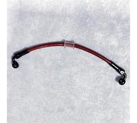 Accesorios de Freno Manguera Freno Y Embrague para Motocicleta, Conexión De 90° A, con Rotación 360°, Conector Banjo M10, Tubo Aceite Trenzado Acero Inoxidable Accesorios(70cm)