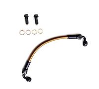 Accesorios de Freno Tubo De Embrague Freno Hidráulico para Motocicleta M10 90°-90° AN3, Accesorios para Manguera Aceite Cilindro Maestro(800mm)