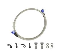 Accesorios de Freno Tubo De Manguera Embrague Y Freno Hidráulico Acero para Motocicleta con Tornillo M10 para Motos Cross, Quads, Cuatrimotos Ciclomotores(190cm)