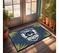 Accesorios de garaje para hombre, cueva, gatos, Cam Club: solo desde 1859, felpudo al aire libre para decoración de entrada del hogar para dormitorio (50 x 80 cm)