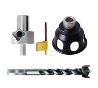 Accesorios de guía de taladro vertical, posicionador de agujeros de bolsillo, ángulos rectos, localizador de guía de clavija, perforador de agujeros, localizador de perforación vertical
