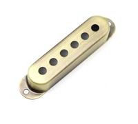 Accesorios de guitarra para principiantes 1 Uds. Cubiertas De Pastilla Única De Guitarra Eléctrica De Latón 48mm/50mm/52mm Para Piezas Accesorios De Guitarra ST/SQ(Yellow,48mm)