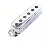 Accesorios de guitarra para principiantes 1 Uds. Cubiertas De Pastilla Única De Guitarra Eléctrica De Latón 48mm/50mm/52mm Para Piezas Accesorios De Guitarra ST/SQ(Silver,48mm)