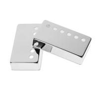 Accesorios de guitarra para principiantes 2 Uds Cubiertas Para Pastillas De Guitarra Eléctrica (plateadas) Cubiertas Para Pastillas Humbucker Pastillas De Guitarra Eléctrica