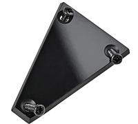 Accesorios de guitarra para principiantes Cubiertas De Varilla De Braguero Para Bajo Negro Suministros De Accesorios Eléctricos Eléctricos