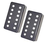 Accesorios de guitarra para principiantes Cubiertas Para Pastilla Individual De Guitarra De Latón, 50 + 52Mm, Para Accesorios De Guitarra Eléctrica LP(Black)