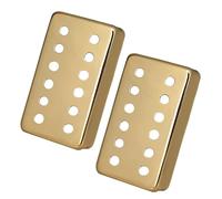 Accesorios de guitarra para principiantes Cubiertas Para Pastilla Individual De Guitarra De Latón, 50 + 52Mm, Para Accesorios De Guitarra Eléctrica LP(Gold)