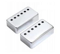 Accesorios de guitarra para principiantes Juego De 2 Cubiertas Para Pastillas De Guitarra Cubiertas Para Pastillas De 50mm/52mm(Silver)