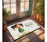 Accesorios de habitación para adolescentes y niños, bienvenidos a agosto: ¡Gracias por tu apoyo! Felpudo de interior (40 x 60 cm)