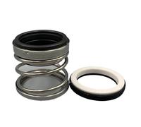 Accesorios de hardware BIA-55 BIA-60 BIA-70 BIA-75 Bomba agua cerámica-carbono Resorte bobina simple Cara del extremo Fuelle Eje Sello mecánico(1Piece BIA-75)