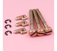 [Accesorios de herramientas] Kit de tornillos tensores de ajustador de cadena de 3 uds, Compatible con piezas de motosierra Husqvarna 136 137 142 Partner 350 351 McCulloch MacCat 335 435 440