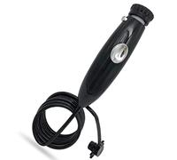 Accesorios de higiene bucal, mango de plástico, compatible con irrigador bucal Waterpik Wp-100 WP-900, paquete de 1 mango/manguera (negro)