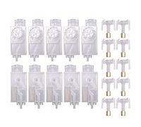 Accesorios de Impresora- 1 0pcs DX5 Amortiguador de Tinta for Epson TX800 XP600 Mimaki TS3 JV33 CJV30 TS5 JV2 Galaxy Ink Jet Impresora Dumper Filtro Solvente a Base de Agua -reemplazable