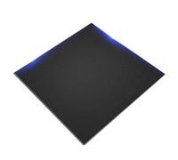 Accesorios de impresora 3D para cama caliente Ender3 Cr10s, plataforma de silicona de cristal de carbono, celosía, cama de calor de vidrio de 8.66 x 8.66 pulgadas