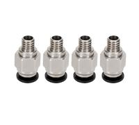 Accesorios De Impresora 3d PC4-M6 Conector Ajuste Rápido Neumático Recto Macho PTFE(4pcs PC4-M6)