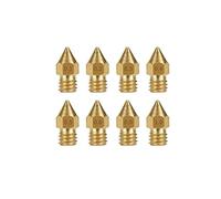 Accesorios de impresora 5 piezas MK10 Boquilla 0.2 mm 0.3 mm 0.4 mm 0.6 mm 0.8 mm 0 mm Pieza roscada de cobre M7 para extrusión Filamento de 75 mm Impresoras 3D Industria de piezas, Máquinas (Color: 1