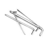 Accesorios de Impresora 5 unids/Set Piezas de Impresora 3D Cabeza de Bola Larga Llave Hexagonal Interior pequeña Llave Hexagonal Herramienta de máquina de Bricolaje 1.5 2 2.5 3 4mm Piezas de Impreso