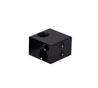 Accesorios de impresora Bloque calefactor V5 Aluminio para V5 Hotend Funda de silicona Extrusora remota Piezas de impresora 3D V6 Cabeza en J Bowden Disipador de calor PT100 Componentes de las extruso