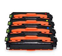 Accesorios de impresora Cartucho CLT-506/504 Compatible para Samsung CLT-506/504 para Samsung CLP 504 CLP-680DN CLP-680DW CLX 6260 K506L Impresora, Negro Amarillo Cian Magenta Impresión transparente C