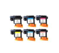 【Accesorios de Impresora】 Compatible for Cabezal de Impresora HP 84 85 for HP84 for hp85 impresor for la Impresora DesignJet 30/90R/130 Series 【reemplazable】 (Color : 1Set-6 Pieces)