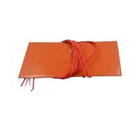 Accesorios de impresora compatibles con Almohadilla calefactora de silicona de 200 mm x 250 mm para cama calefactora de impresora 3D (color: rojo, tamaño: 220 V 400 W)(Red,24V 200W)