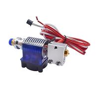 Accesorios de impresora compatibles con Kit de extremo caliente J-head de metal completo PT100 Hotend de cobre para extrusor Bowden remoto de 1,75 mm 0,6 0,8 1,0 1,2 mm (color: sin soporte de ventilad