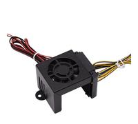 Accesorios de impresora de silicona extrusora kit de cubierta de ventilador de refrigeración para Ender3/CR10/Ender5 24 V/12 V