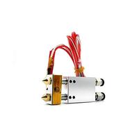 Accesorios de Impresora Extrusora Doble Hotend 2-IN-1-OUT Mezcla de Colores o 2-IN-2-OUT Piezas de Impresora 3D de Dos Colores para Extrusora Boquilla 0,4 mm Filamento 1,75 mm Accesorios de impresión