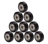 Accesorios de Impresora Rueda de polea de plástico Grande de 10 Piezas con Engranaje de polea Loca de rodamiento para Impresora 3D